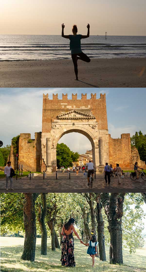 tre giorni da riminese: yoga, centro storico, entroterra