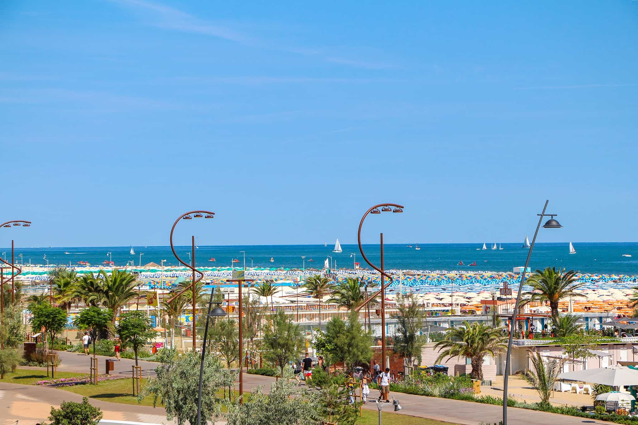 Immagine della spiaggia di Rimini 